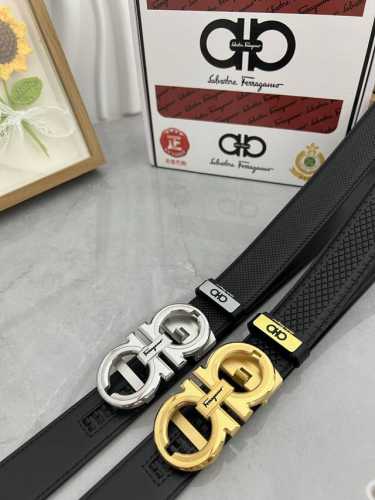 品名：菲拉格幕 自动带 材质：原单牛皮腰带 百分百头层牛皮腰带保证真皮，24K纯钢扣，专柜原单品质、做工精细，时尚大牌，送人自用首选 包装： 请认准如图专柜包装