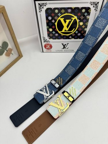 品名：Lv..路易..威登原单 材质：原单牛皮腰带 百分百头层牛皮腰带保证真皮，24K纯钢扣，专柜原单品质、做工精细，时尚大牌，送人自用首选 包装： 请认准如图