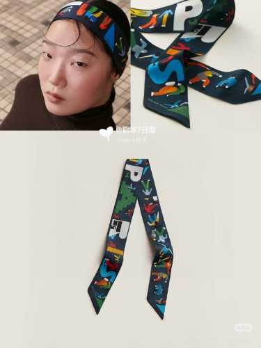 爱马仕Hermes “自由姿態 ”Twilly小丝巾 Twilly真丝缎带 100%桑蚕丝 。 这款小巧的真丝配饰佩戴方式千变万化，可为您的日常造型增添灵动妙趣