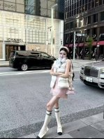 配包装 一盒一双 Chanel 香奈儿超级爆款网红袜子小香家官网同步针织字母小腿袜，Ins明星网红推荐火爆至极纯棉材质，轻薄柔软透气，四季通用，欧美大牌街头必备