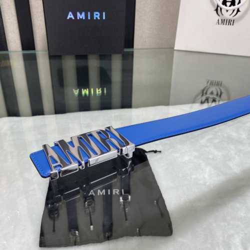 特 爱美丽amiri最新网红爆款双面牛皮皮带配原装盒专柜同步3.8宽新款上市了，原版牛皮，搭配钢扣，优雅，大方用的方便。谢谢你转载。