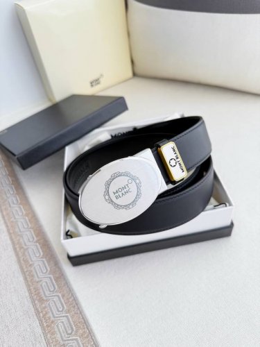 品名：万宝龙.Montblanc原单 腰带 自动皮带 型号：自动带，原版新款纯钢材质自动扣，双面头层牛皮实物拍摄， 材料：百分百头层牛皮，保证真皮。专柜同等质量