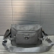 Prada 普拉达 小号 Re-Nylon 再生尼龙布邮差包 单肩斜挎包 经典百搭 实物拍摄 高端品质 配送防尘袋 28 X 17 Cm