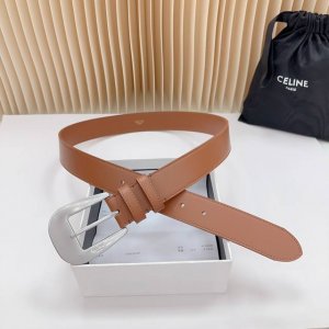 3.5Cm塞琳新款腰带，双面头层牛皮皮料，长度：.75.80.85.90.95.100.105欧，铜五金扣原版开模定制庆祝]