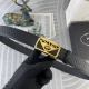 普拉达 特种皮腰带自动带系列 ，原厂五金精品不锈钢扣，手感柔软舒适 宽3.5Cm。