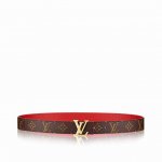 寬： 30Mm Louis Vuitton 路易威登 海外代購原單正品來襲 Made In Spain-經典雙面設計 以一當二 Mon Organ帆布皮革腰帶