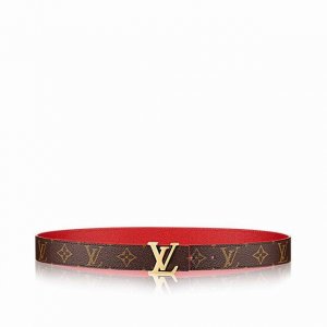 寬： 30Mm Louis Vuitton 路易威登 海外代購原單正品來襲 Made In Spain-經典雙面設計 以一當二 Mon Organ帆布皮革腰帶