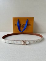 本款 2.0宽 Lv Iconic 腰带令传统元素焕现摩登魅力。纤细尺寸可穿过束带圈或单独收拢腰线，Iconic 搭扣流露优雅格调，双面设计实现更多造型可能一面