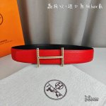Hermes 爱马仕 宽度 3.8Cm 代购品质 腰带手工品质进口精选优质皮 搭配精钢金属挂扣 双面可用 进口Togo皮带身 工艺细节处理到位 注重细节不败于细