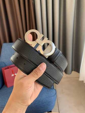 特 Ferragamo.菲拉格慕 全套包装 宽度3.5Cm 高级定制款男士皮带 双面进口牛皮 可双面使用 自行选择搭配 真材实料 很有质感 时尚经典不失风范 搭 - 点击图像关闭