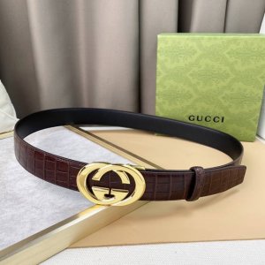 g家。头层牛皮 宽3.5Cm 官网同步，不锈钢金属标识，适合商务低调人士！自动带款式