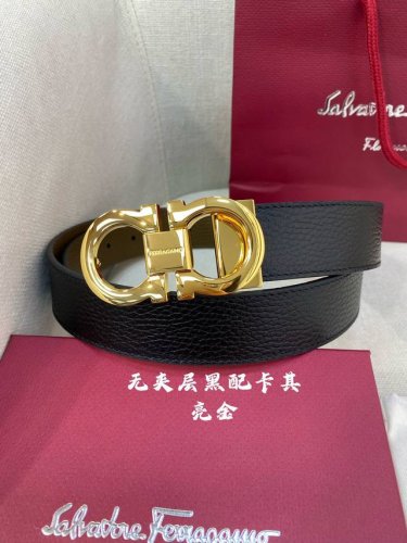 无夹层原厂皮 Ferragamo菲拉格慕 Nfc芯片扫码款 正品尺寸3.5Cm意大利原厂皮