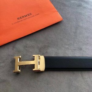 自动无孔腰带 Hermes爱马仕35Mm精致H自动扣，进口双面头层牛皮腰带，完美佩饰！38Mm 62938