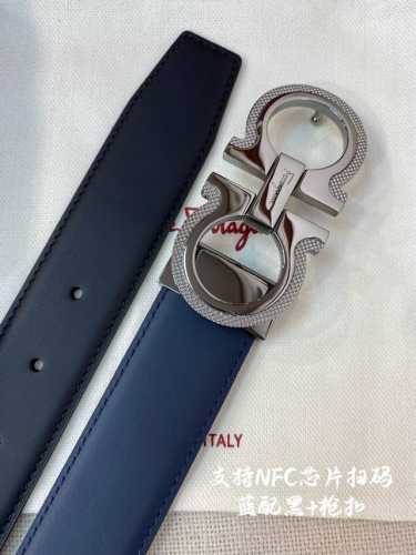 Nfc-F3.5Cm高级定制款男士皮带 ，双面进口牛皮，自行选择搭配 真材实料 很有质感 时尚经典不失风范 可自行裁剪 ！