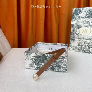 特 迪奥 1.5Mm 女款 双面原厂小牛皮 精品原厂扣头 休闲时尚百搭 高端品质 专柜同款