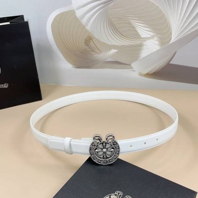 克罗心 Mini版腰带 可拆卸款 原版小牛皮 搭配经典Logo纯铜镀银S925五金，自然做旧 宽度2.5Cm