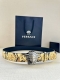 宽度3.8Cm Versace 皮带，配有立体La Medusa双面搭扣，一面饰有Barroco印花。 La Medusa搭扣 腰带环 底面料：100%牛皮