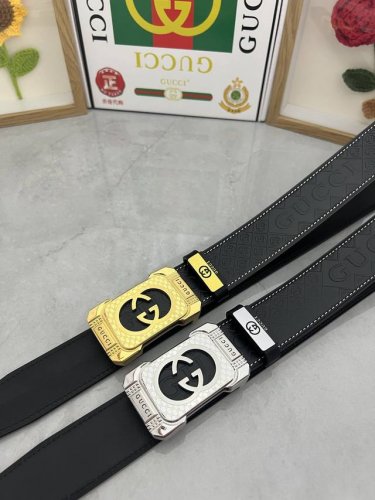 品名：古奇.Gu...Ci 原单 材质：原单牛皮腰带 专柜原单品质、做工精细，时尚大牌，送人自用首选 包装： 请认准如图专柜包装赠送打孔器手提袋专柜礼盒宽度3.