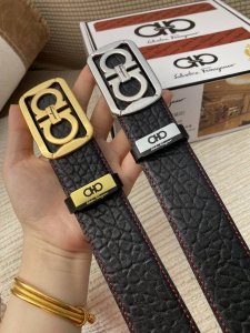 品名：菲拉格幕 原单皮带 材质：原单牛皮腰带 百分百头层牛皮腰带保证真皮，24K纯钢扣，专柜原单品质、做工精细，时尚大牌，送人自用首选 包装： 请认准如图专柜包