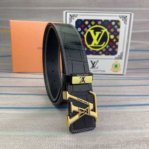 品名：Lv..路易..威登原单 材质：原单牛皮腰带 百分百头层牛皮腰带保证真皮，24K纯钢扣，专柜原单品质、做工精细，时尚大牌，送人自用首选 包装： 请认准如图