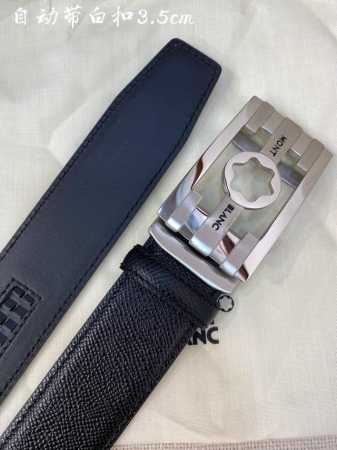 万宝龙男士自动腰带- 宽度34Mm 316精品钢扣 精工打造 手感柔软 可以裁剪 - 点击图像关闭
