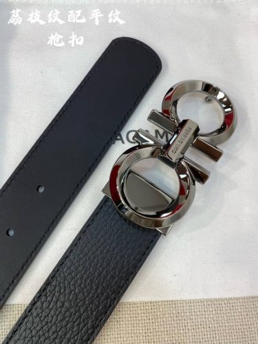 特 。Ferragamo 菲拉格慕 宽度:3.5Cm 带身双面进口小牛皮 支持芯片扫码 长度可自行裁剪 让你体验专柜般的感觉 经典款升级版更深层体验 360度无