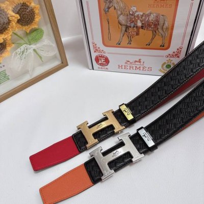 品名：爱马仕.Hermès 原单 材质：原单牛皮腰带 百分百头层牛皮腰带保证真皮，24K纯钢扣，专柜原单品质、做工精细，时尚大牌，送人自用首选 包装： 请认准如