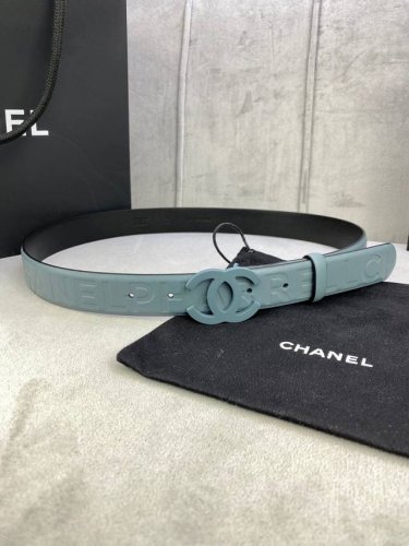 特 宽度3.0Cm Chanel 香奈儿 进口柔软小牛皮支持Nfc芯片官方网站链接扫码验证、哑色精品钢扣。