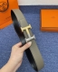 品牌爱玛仕 No.550 描述经典系列新品腰带，采用小牛皮材质，完美搭配手工车线，经典配色，可搭配商务西装或更为休闲的造型。腰带为法国尺寸，请在购买前参阅腰带尺