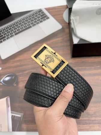 特 范思哲原单，宽度了3.8Cm,原版皮商务休闲两用，9115104 - 点击图像关闭