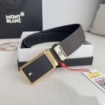品名：万宝龙.Montblanc原单 腰带 皮带 型号：挂扣，新款原版经典精品双色挂扣，实物拍摄，原版头层牛皮 材料：百分百头层牛皮，保证真皮。双面可用专柜同等