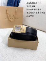 Made In Italy 批 配全套包装 品牌：巴宝莉海外原单 扣头材质：精品实心铜扣 带身材质正面：35Mm宽度采用双面采用进口头层牛皮腰带，纯钢质五金扣头