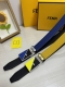 品名：芬迪 Fendi 原单 材质：原单牛皮腰带 百分百头层牛皮腰带保证真皮，24K纯钢扣，专柜原单品质、做工精细，时尚大牌，送人自用首选包装： 请认准如图专柜