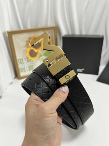 品名：万宝龙 Montblanc 材质：原单牛皮腰带 百分百头层牛皮腰带保证真皮，24K纯钢扣，专柜原单品质、做工精细，时尚大牌，送人自用首选 包装： 请认准如