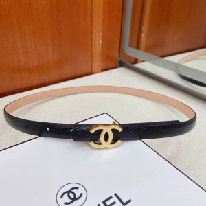 小香双面头层牛皮细腰带，宽度1.5Cm，欧码75～95