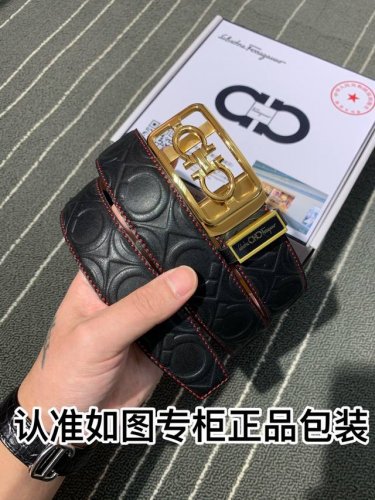 皮带：菲拉格木自动扣 腰带：百分百头层牛皮，自动带身，保证真皮。24K纯钢扣永不掉色专柜同等质量， 送人自用首选 包装： 请认准如图专柜包装，赠送打孔器，银联发