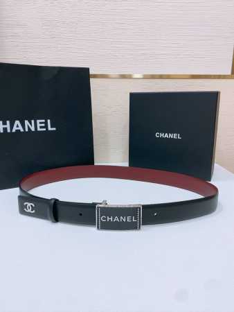 Chanel 春夏新款 小牛皮与黄铜Cc搭扣 精致细腻 光滑优雅 3.0Cm - 点击图像关闭