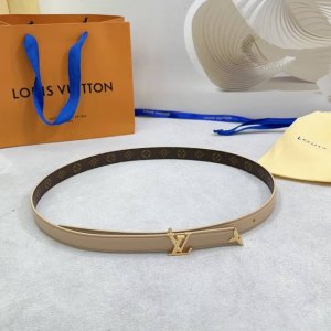 2.0Cm 路易威登Lv腰带，双面头层牛皮皮料，长度：.75.80.85.90.95.100.105.110欧，铜五金扣原版开模定制庆祝]