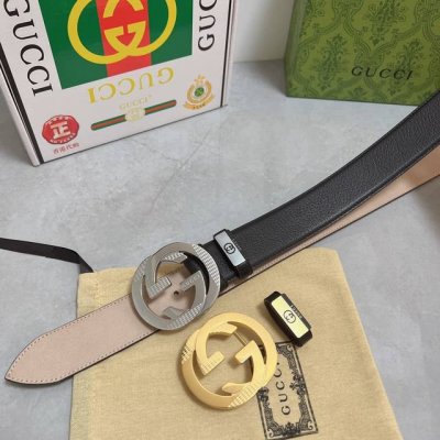 品名：古奇.Gu...Ci 原单 材质：原单牛皮腰带 专柜原单品质、做工精细，时尚大牌，送人自用首选 包装： 请认准如图专柜包装赠送打孔器手提袋专柜礼盒宽度3.