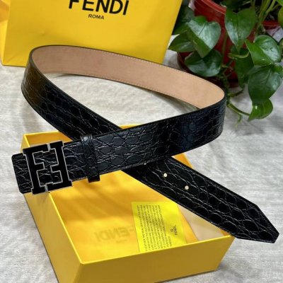 Fendl 芬迪 宽40Mm双面原版小牛皮 搭配单钌钯电镀扣 完美的手感.油边 出众的设计.风格 高贵奢华 时尚大方 高清实拍 货真价实 品质保证 双面用