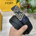 Fendl 芬迪 宽40Mm双面原版小牛皮 搭配单钌钯电镀扣 完美的手感.油边 出众的设计.风格 高贵奢华 时尚大方 高清实拍 货真价实 品质保证 双面用
