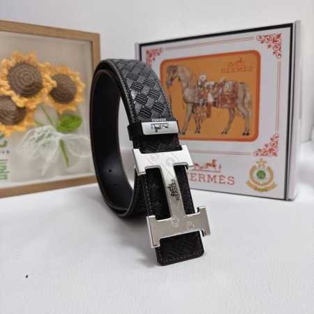 品名：爱马仕.Hermès 原单 材质：原单牛皮腰带 百分百头层牛皮腰带保证真皮，24K纯钢扣，专柜原单品质、做工精细，时尚大牌，送人自用首选 包装： 请认准如 - 点击图像关闭