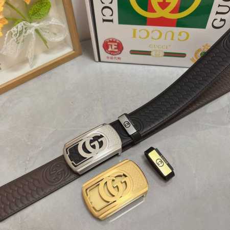 品名：古奇.Gu...Ci 材质：原单牛皮腰带 专柜原单品质、做工精细，时尚大牌，送人自用首选 包装： 请认准如图专柜包装赠送打孔器手提袋专柜礼盒宽度3.8Cm - 点击图像关闭