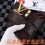 品名：Lv..路易..威登原单 材料：百分百头层牛皮，保证真皮。24K纯钢扣双面可用专柜同等质量， 送人自用首选 包装： 请认准如图专柜包装，赠送打孔器，银联发