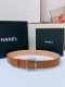 Chanel 24P Cc 水钻. 链节Logo扣. 进口胎牛皮腰带 3.8Cm精品 精致 典雅 Chic又时髦.