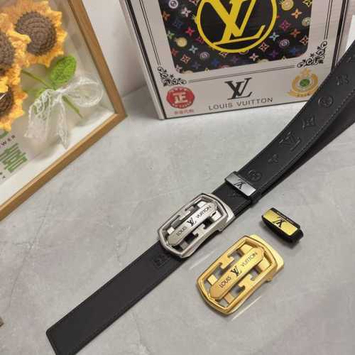品名：Lv..路易..威登自动带 材质：原单牛皮腰带 百分百头层牛皮腰带保证真皮，24K纯钢扣，专柜原单品质、做工精细，时尚大牌，送人自用首选 包装： 请认准如