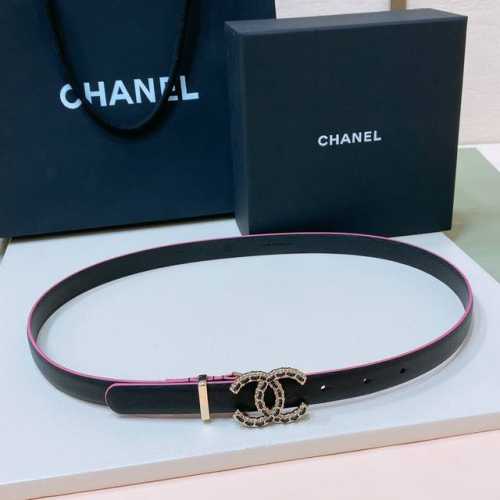 特 C Hanel 24 Cc树脂 链条 黄铜金属Logo搭扣 进口自然摔纹腰带 手感柔软 细腻 2.0Cm 自然摔纹每一条的纹理都无法统一、全凭手气完美主义者