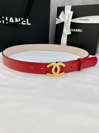 特 宽度3.0Cm Chanel 香奈儿 女士经典款腰带皮带新款光滑内衬磨砂牛皮银色 压砂面精品钢扣 - 点击图像关闭