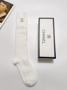 配包装 DDD 一盒一双 DDD Chanel 香奈儿 经典字母 Logo羊毛 混纺长筒袜 ！菱格暗纹小腿袜 超级软糯亲肤！ DDD Ins爆款！专柜在售Ing