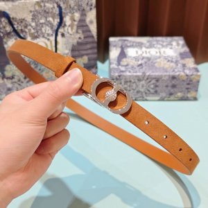 2.0Cm迪奥腰带，双面头层牛皮，长度：75.80.85.90.95.100.欧，铜五金扣原版开模定制